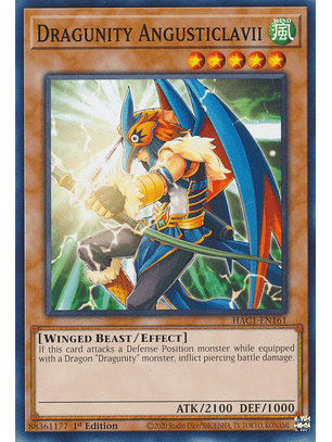 Dragunity Angusticlavii - HAC1-EN161 - Common 