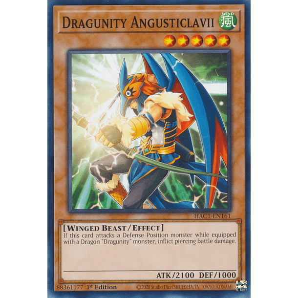 Dragunity Angusticlavii - HAC1-EN161 - Common 