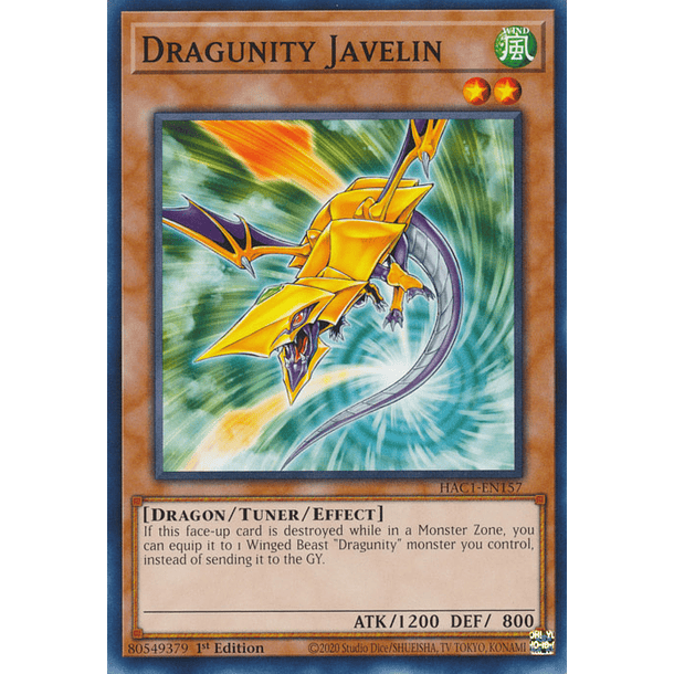 Dragunity Javelin - HAC1-EN157 - Common 
