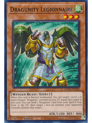 Dragunity Legionnaire - HAC1-EN150 - Common 