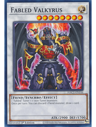 Fabled Valkyrus - HAC1-EN144 - Common 