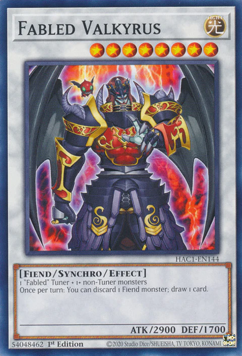 Fabled Valkyrus - HAC1-EN144 - Common 