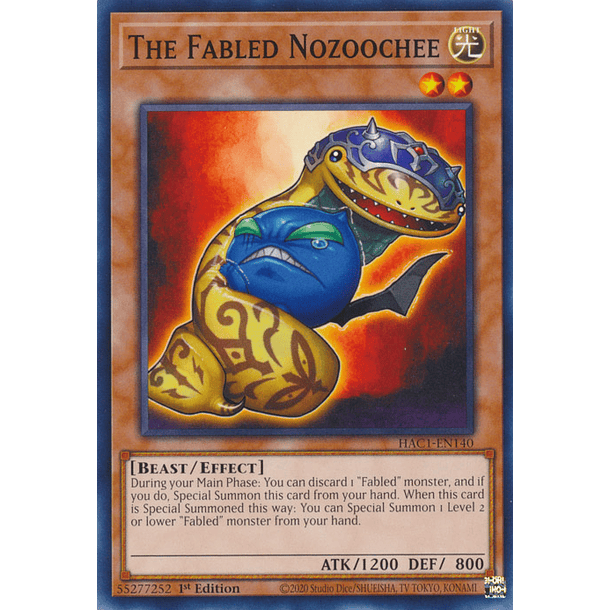 The Fabled Nozoochee - HAC1-EN140 - Common 