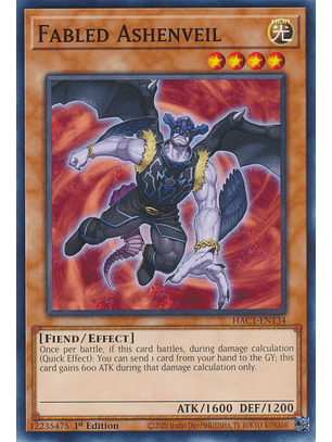 Fabled Ashenveil - HAC1-EN134 - Common 