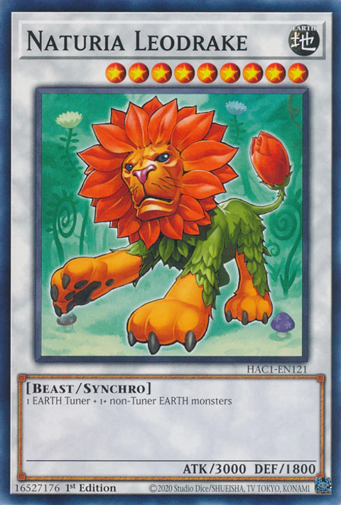 Naturia Leodrake - HAC1-EN121 - Common 