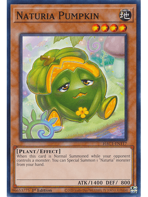 Naturia Pumpkin - HAC1-EN117 - Common 