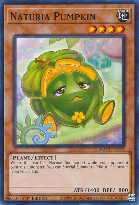 Naturia Pumpkin - HAC1-EN117 - Common 