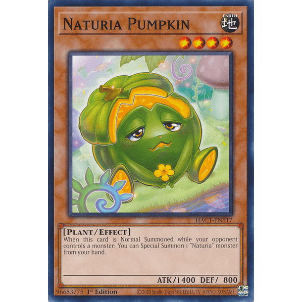 Naturia Pumpkin - HAC1-EN117 - Common 