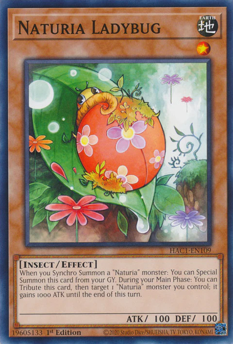 Naturia Ladybug - HAC1-EN109 - Common 