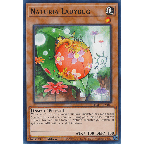 Naturia Ladybug - HAC1-EN109 - Common 
