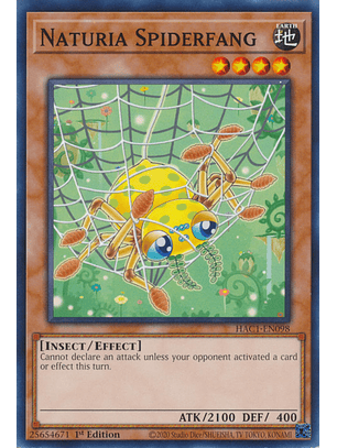 Naturia Spiderfang - HAC1-EN098 - Common 