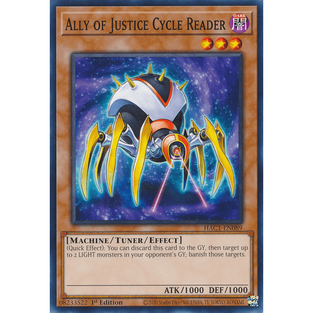 Ally of Justice Cycle Reader - HAC1-EN089 - Common 