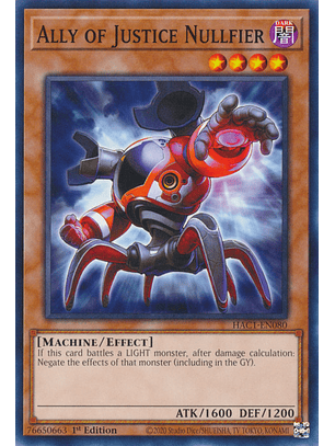Ally of Justice Nullfier - HAC1-EN080 - Common 