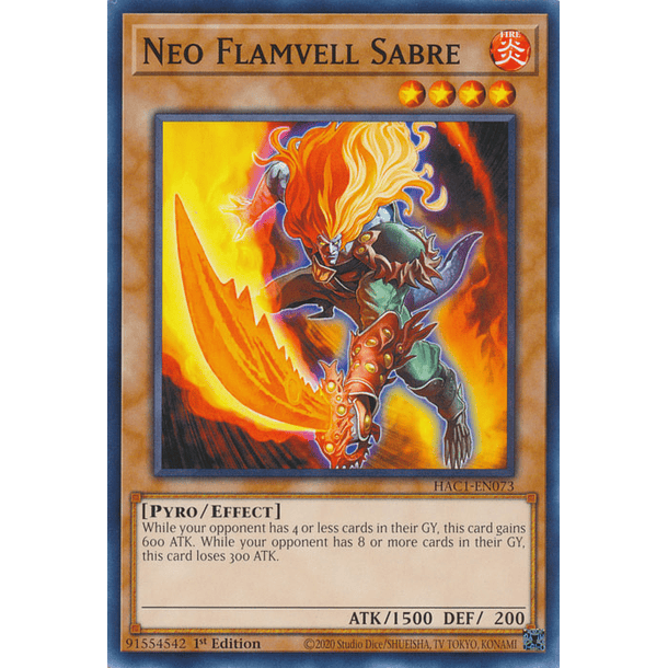 Neo Flamvell Sabre -  HAC1-EN073 - Common 