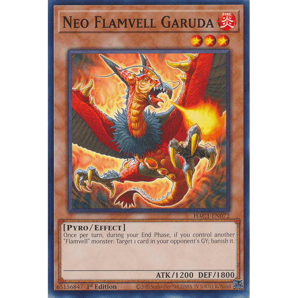 Neo Flamvell Garuda - HAC1-EN072 - Common 