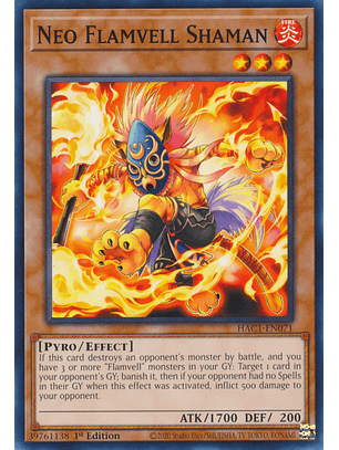 Neo Flamvell Shaman - HAC1-EN071 - Common 
