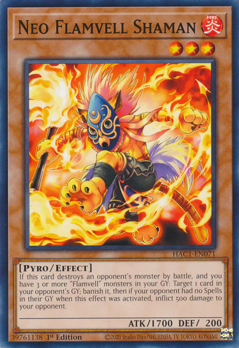 Neo Flamvell Shaman - HAC1-EN071 - Common 