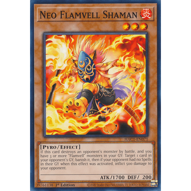 Neo Flamvell Shaman - HAC1-EN071 - Common 
