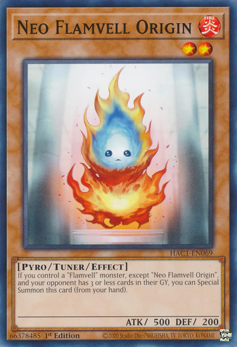 Neo Flamvell Origin - HAC1-EN069 - Common 