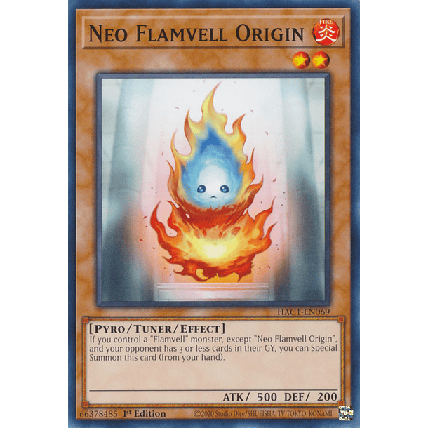 Neo Flamvell Origin - HAC1-EN069 - Common 