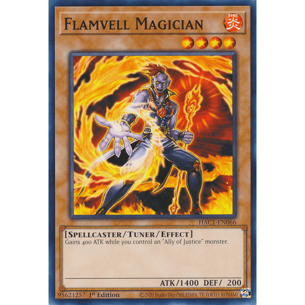Flamvell Magician - HAC1-EN066 - Common 