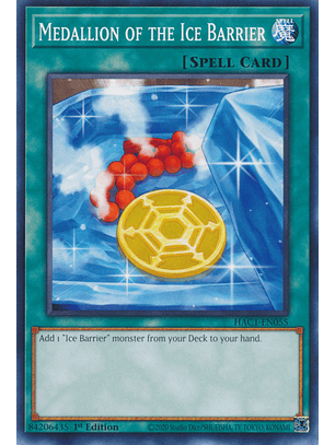 Medallion of the Ice Barrier - HAC1-EN055 - Common 
