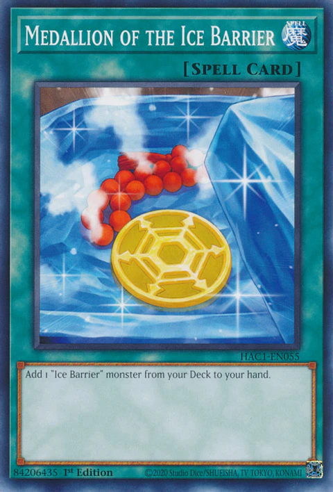 Medallion of the Ice Barrier - HAC1-EN055 - Common 