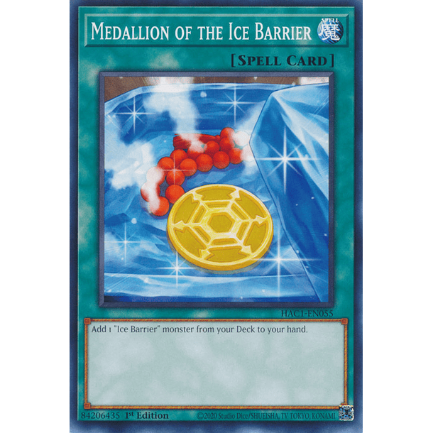Medallion of the Ice Barrier - HAC1-EN055 - Common 