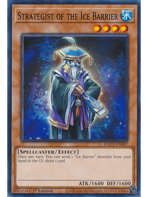 Strategist of the Ice Barrier - HAC1-EN047 - Common 