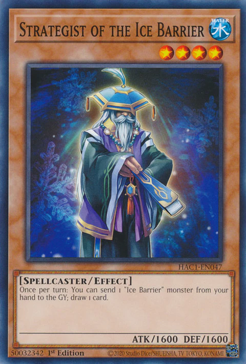 Strategist of the Ice Barrier - HAC1-EN047 - Common 
