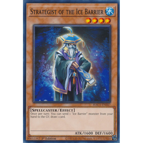 Strategist of the Ice Barrier - HAC1-EN047 - Common 
