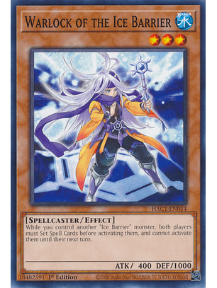 Warlock of the Ice Barrier - HAC1-EN044 - Common 