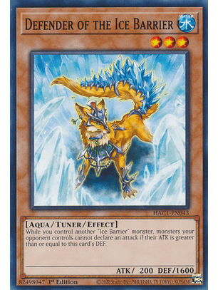Defender of the Ice Barrier - HAC1-EN043 - Common 