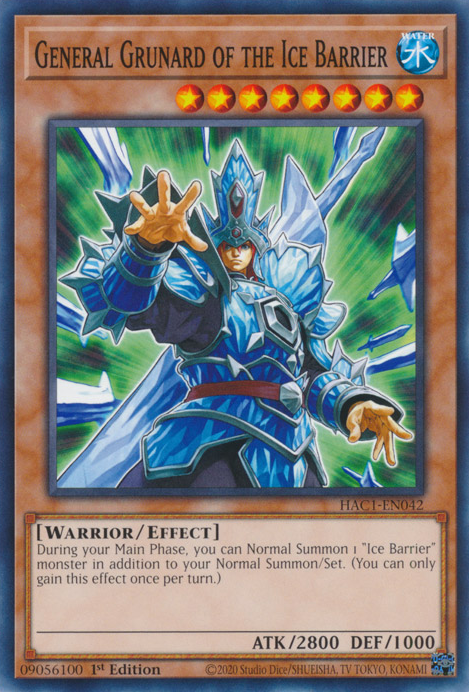 General Grunard of the Ice Barrier - HAC1-EN042 - Common  1