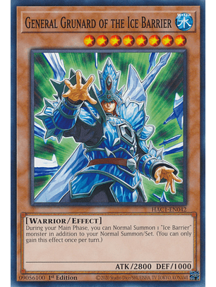 General Grunard of the Ice Barrier - HAC1-EN042 - Common 