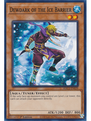 Dewdark of the Ice Barrier - HAC1-EN039 - Common 