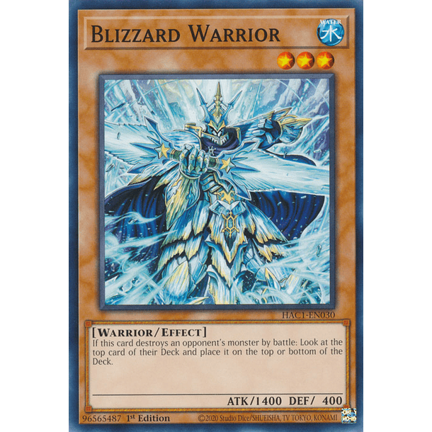 Blizzard Warrior - HAC1-EN030 - Common 