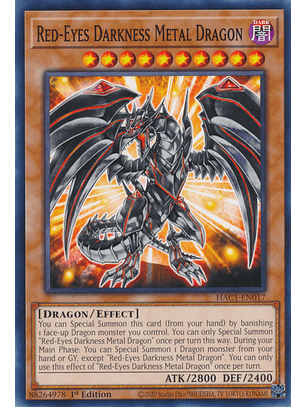 Red-Eyes Darkness Metal Dragon - HAC1-EN017 - Common 