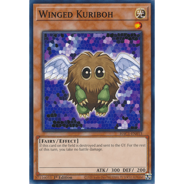 Winged Kuriboh - HAC1-EN013 - Common 
