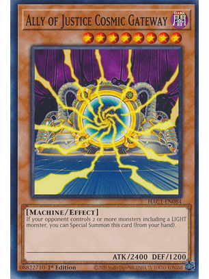 Ally of Justice Cosmic Gateway - HAC1-EN084 - Common 