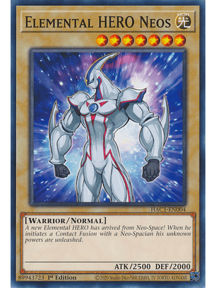 Elemental HERO Neos - HAC1-EN004 - Common 