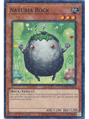 Naturia Rock - HAC1-EN094 - Duel Terminal Normal Parallel Rare