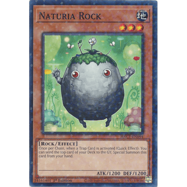 Naturia Rock - HAC1-EN094 - Duel Terminal Normal Parallel Rare