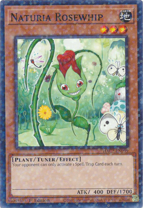 Naturia Rosewhip - HAC1-EN099 - Duel Terminal Normal Parallel Rare