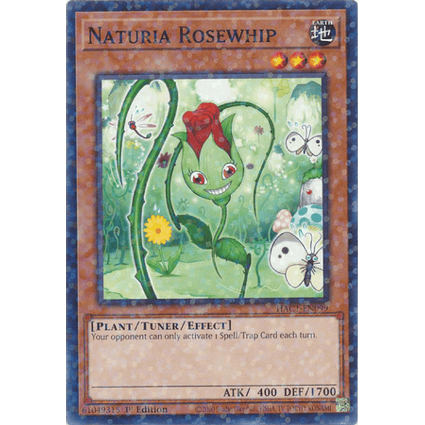Naturia Rosewhip - HAC1-EN099 - Duel Terminal Normal Parallel Rare