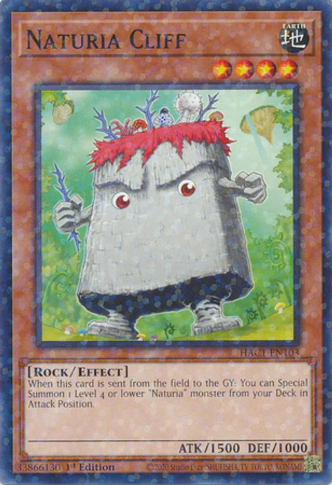 Naturia Cliff - HAC1-EN103 - Duel Terminal Normal Parallel Rare