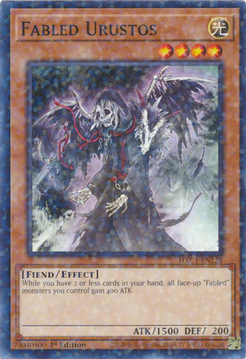 Fabled Urustos - HAC1-EN128 - Duel Terminal Normal Parallel Rare