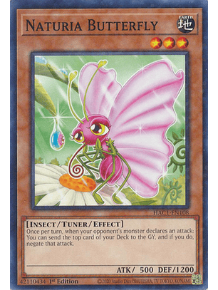 Naturia Butterfly - HAC1-EN108 - Duel Terminal Common Parallel