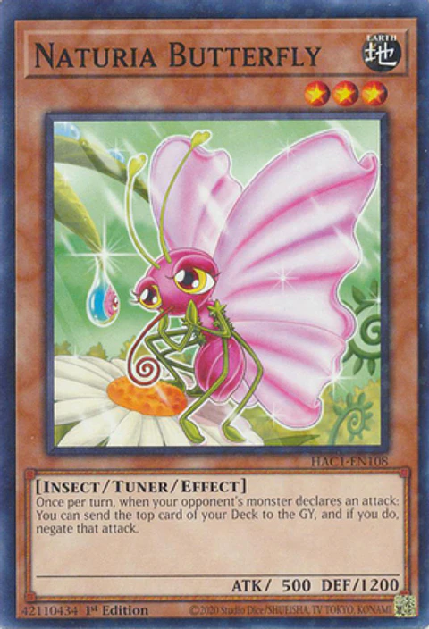 Naturia Butterfly - HAC1-EN108 - Duel Terminal Common Parallel