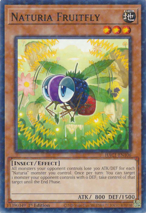 Naturia Fruitfly - HAC1-EN106 - Duel Terminal Common Parallel